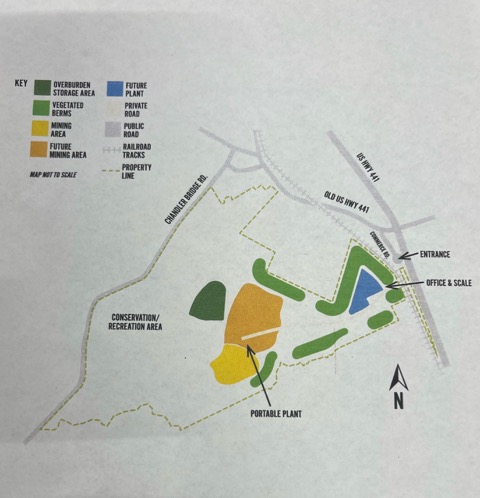 Vulcan Inc plans Rock Quarry in Center